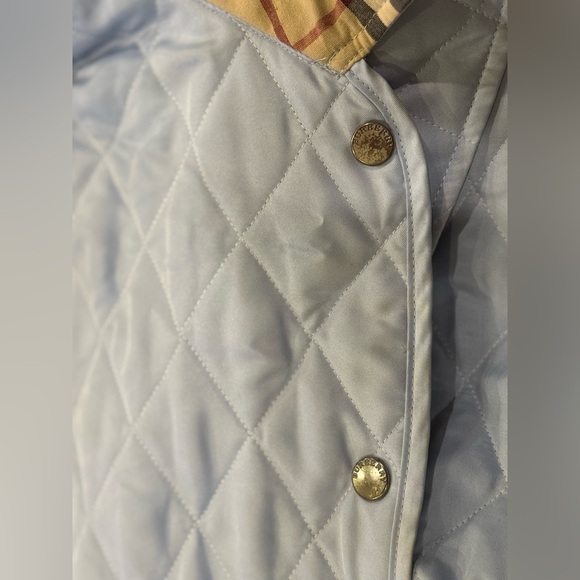 Burberry Quilted Lightweight Jacket - Powder Blue - ⭐️ Host Pick ⭐️ - Picture 10 of 11